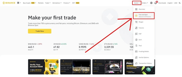 How to withdraw on Binance