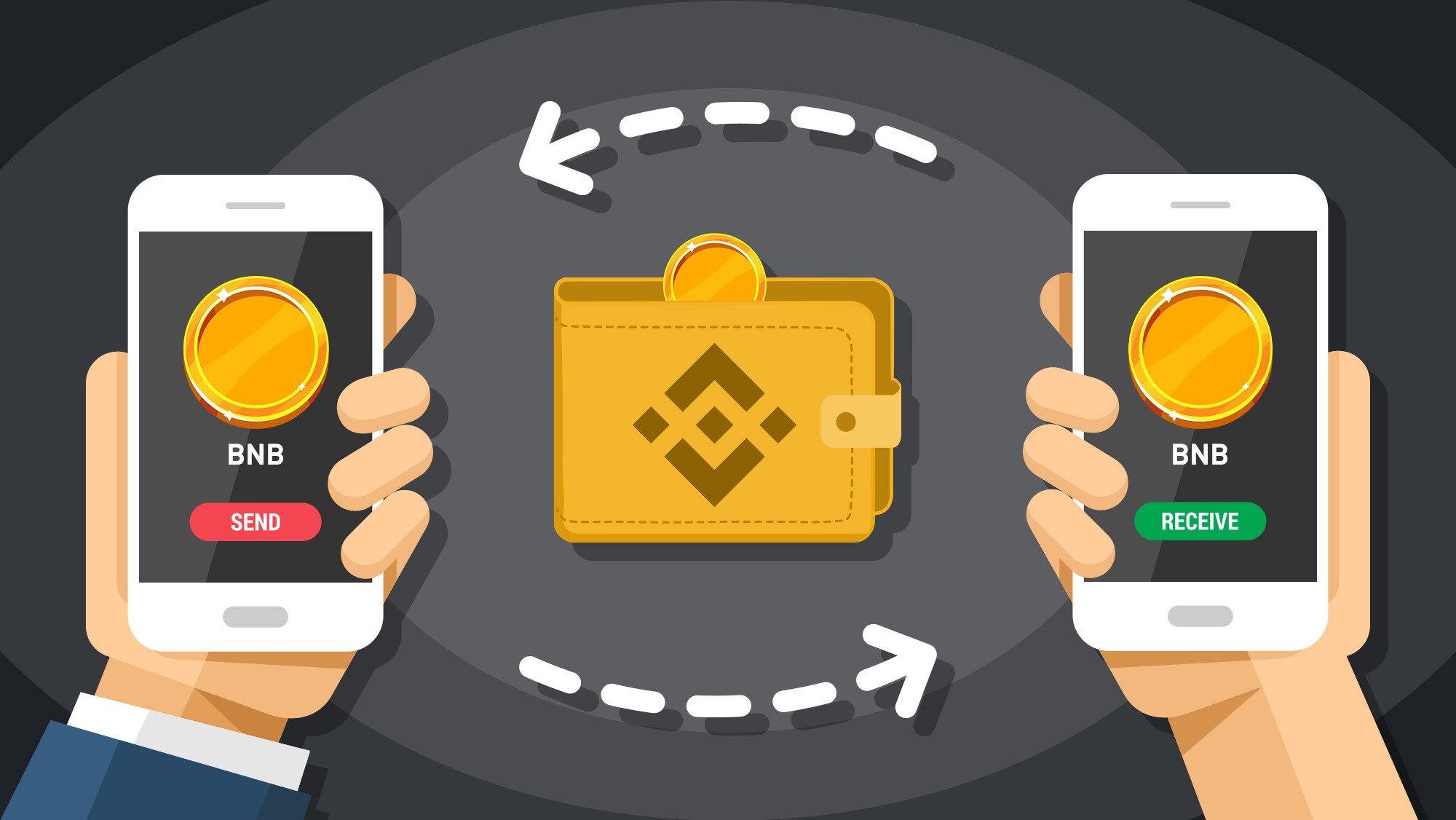 send bnb to trust wallet from crypto com